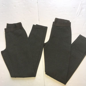 J CREW Girl's Pixie Pant Leggings Charcoal Sz 00R